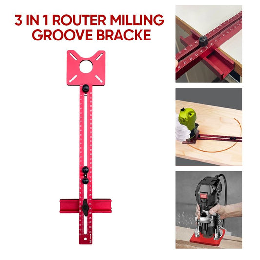 💥Hot Sale 50% OFF💥3 in 1 Router Frees Groef Beugel & Gratis Verzending